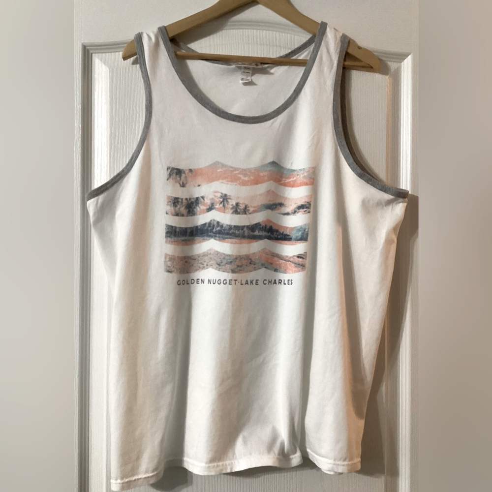 Landrys Golden Nugget Lake Charles Men’s Tank Top